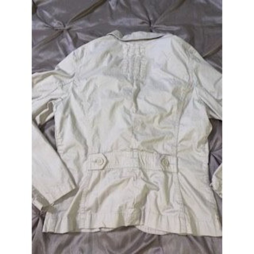 Sonoma Beige Button Down Utility Jacket-M - image 4